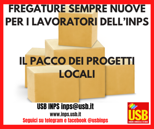 USB Pubblico Impiego - INPS: Contratto Integrativo INPS, Il Pacco Dei ...